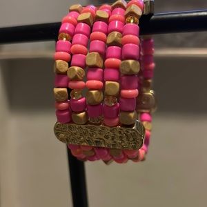 Lilly Pulitzer Pink Summer Stretch Bracelet